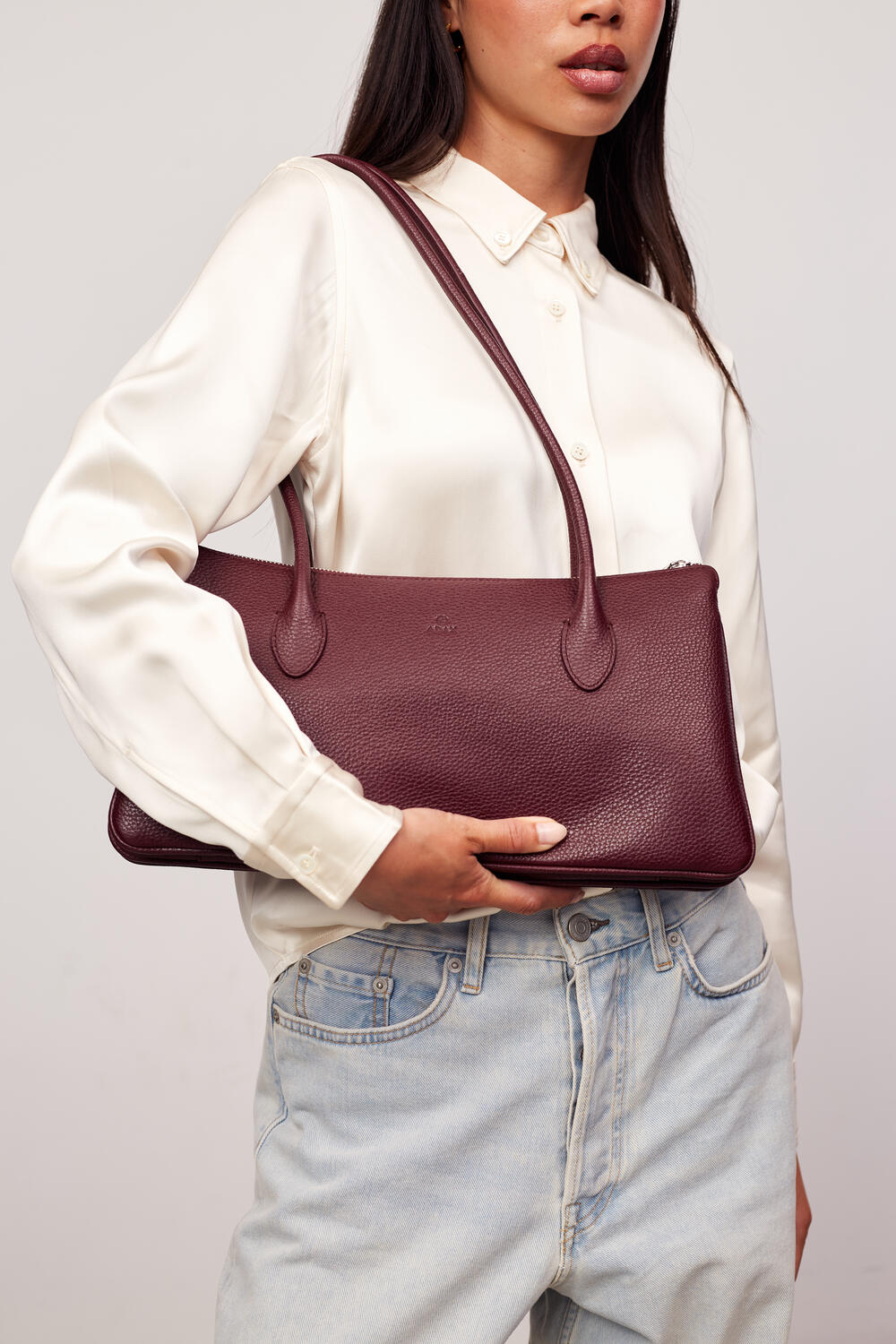 Alma Cormorano håndtaske - Burgundy
